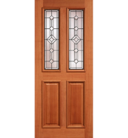 Hardwood Derby Triple Glazed Leaded