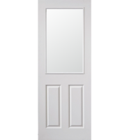 Canterbury 1 Light Clear Glazed Textured Fire Door