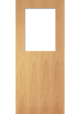 GO2 Oak Flush FD30 Fire Door