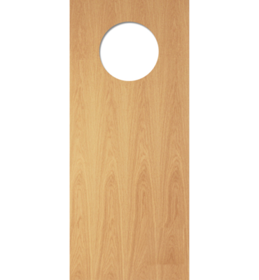 GO10 Oak Flush FD30 Fire Door