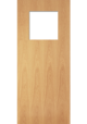 GO1 Oak Flush FD30 Fire Door