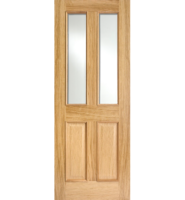 Oak Agana Bevelled Glazed with Raised Mouldings