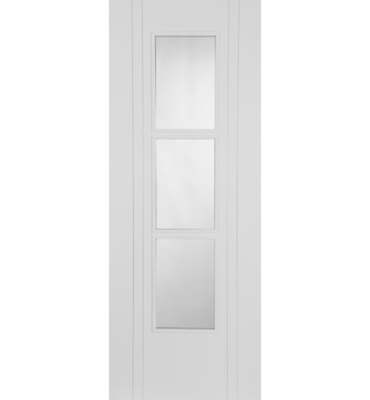 Internal White Primed Capri 3 Light Clear Glazed