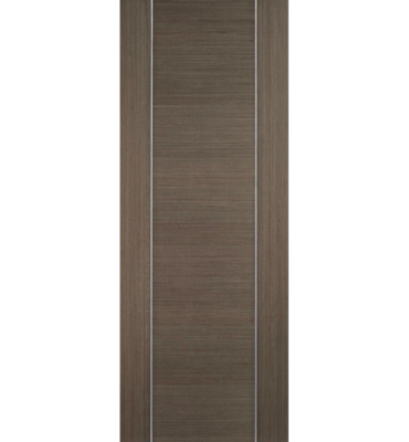 Chocolate Grey Alcaraz FD30 Fire Door