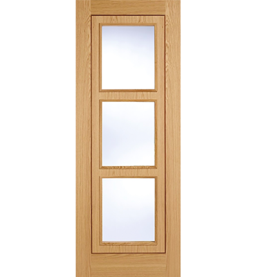 Internal Oak Pre-Finished Inlay Clear Glazed