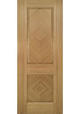 Pre-Finished Oak Kensington FD30 Fire Door