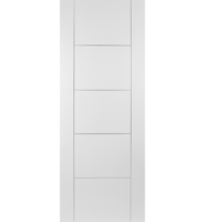 White Primed Iseo FD30 Fire Door