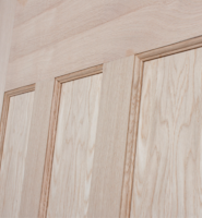 Oak 1930's 4 Panel Fire Door