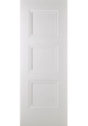 White Primed Amsterdam FD30 Fire Door