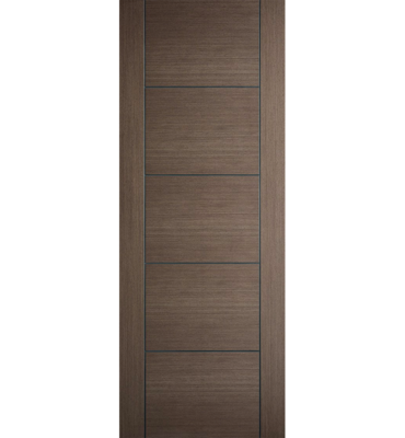 Pre-Finished Vancouver Chocolate Grey FD30 Fire Door