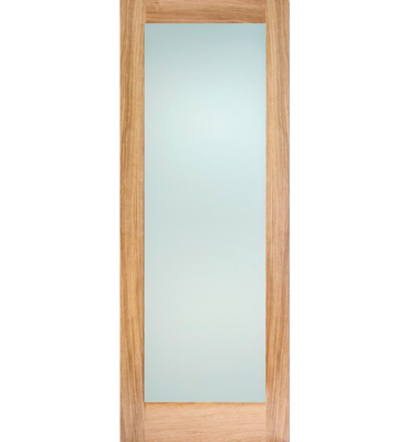 Oak Pattern 10 One Frosted Glazing