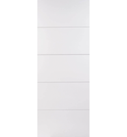 White Moulded Horizontal Four Line