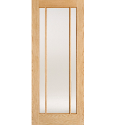 Oak Lincoln 3 Light Obscure Glazed