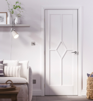 White Primed Reims Fire Door