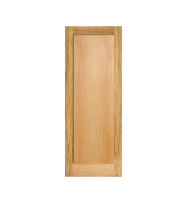 Oak Pattern 10 One Panel FD30 Fire Door