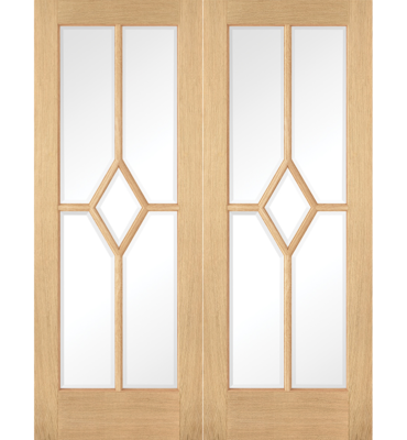 Pre-Finished Oak Reims Clear Glazed Pairs