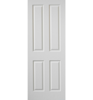 Canterbury 4 Panel Textured FD60 Fire Door