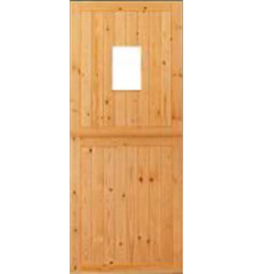 1 Light Redwood Stable Door